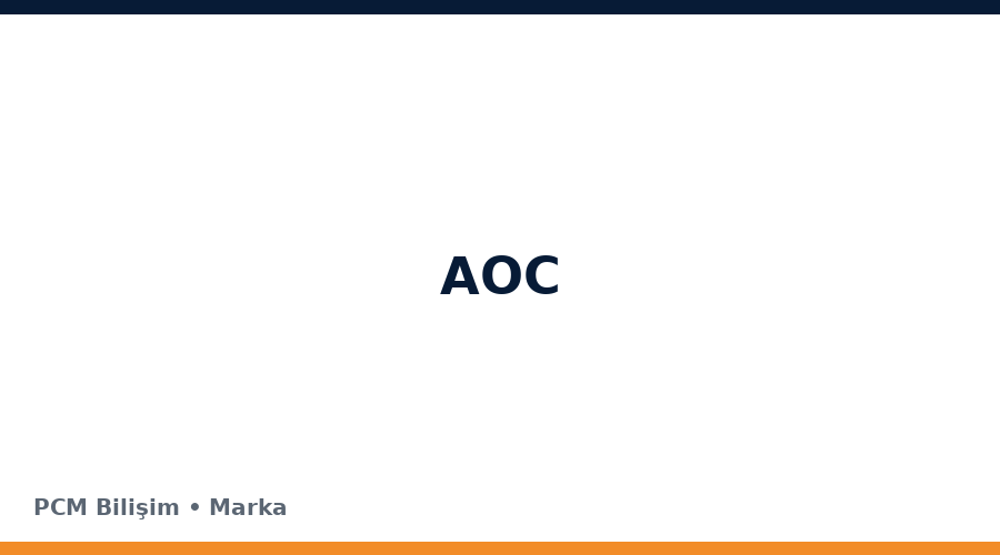 AOC bilgisayar ve teknoloji markası