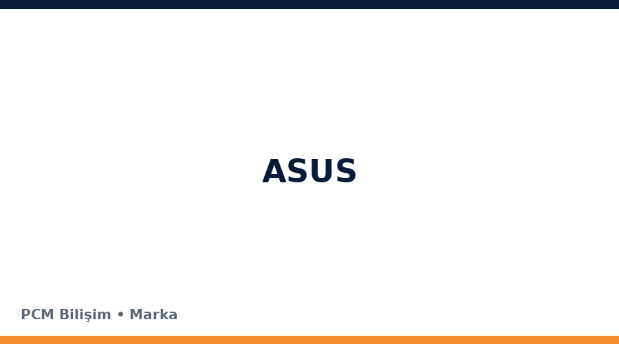 ASUS bilgisayar ve teknoloji markası