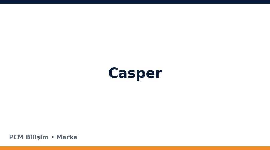 Casper bilgisayar ve teknoloji markası