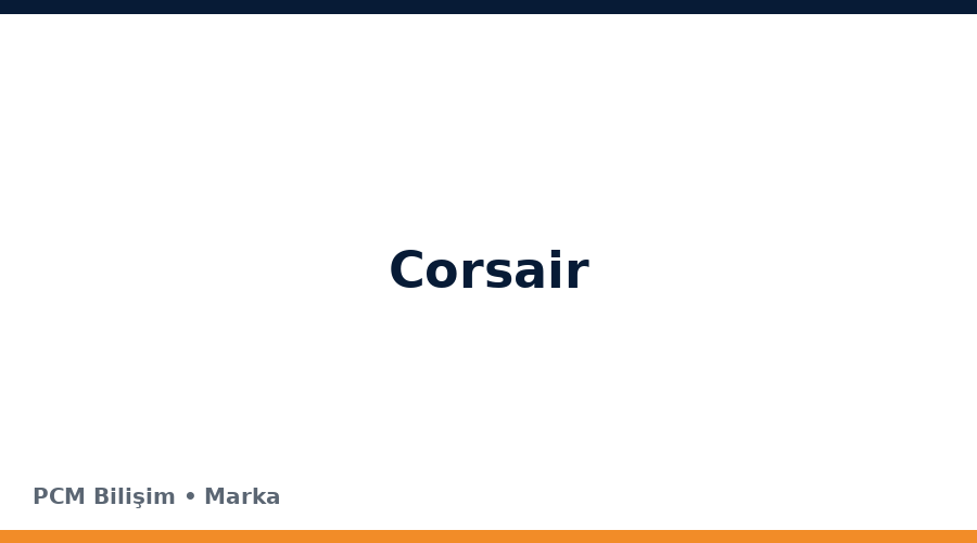 Corsair bilgisayar ve teknoloji markası