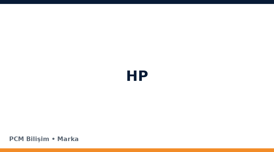 HP bilgisayar ve teknoloji markası