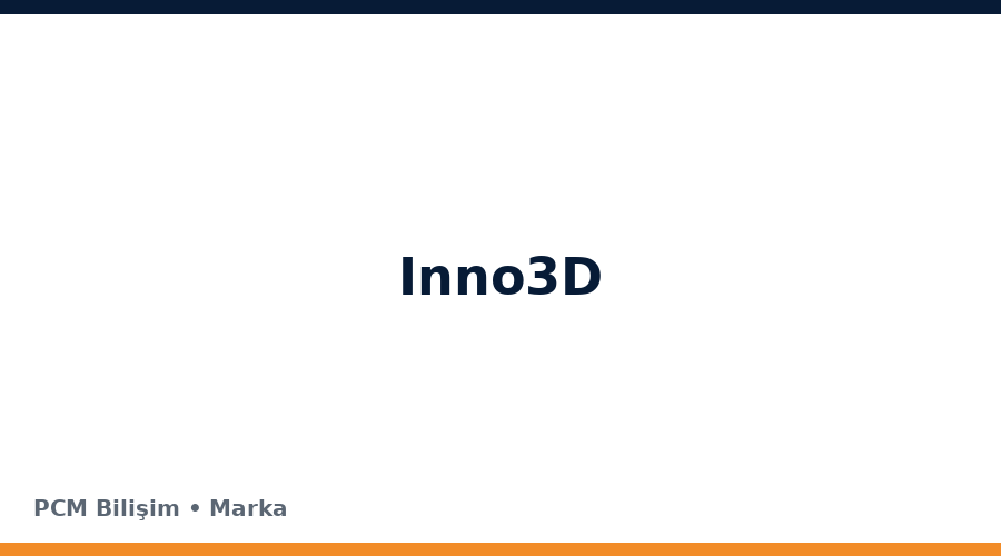 Inno3D bilgisayar ve teknoloji markası