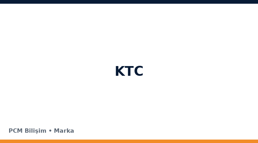 KTC bilgisayar ve teknoloji markası