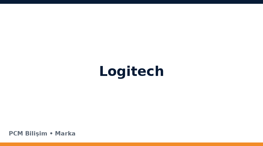 Logitech bilgisayar ve teknoloji markası