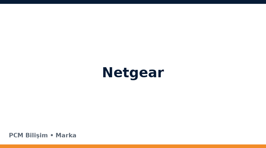 Netgear bilgisayar ve teknoloji markası