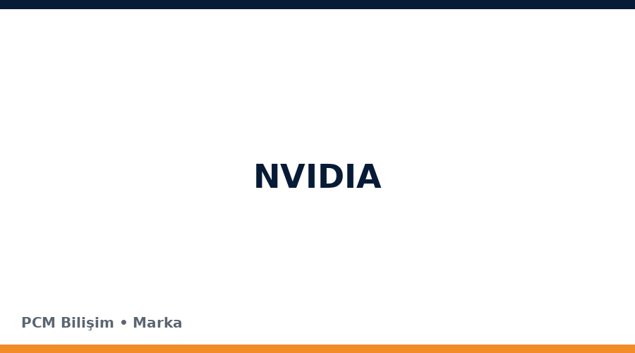 NVIDIA bilgisayar ve teknoloji markası