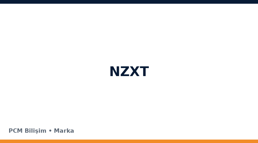 NZXT bilgisayar ve teknoloji markası