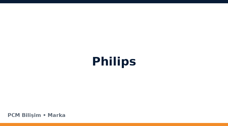 Philips bilgisayar ve teknoloji markası