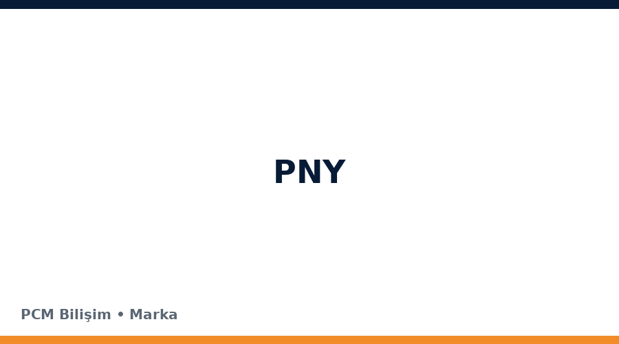 PNY bilgisayar ve teknoloji markası