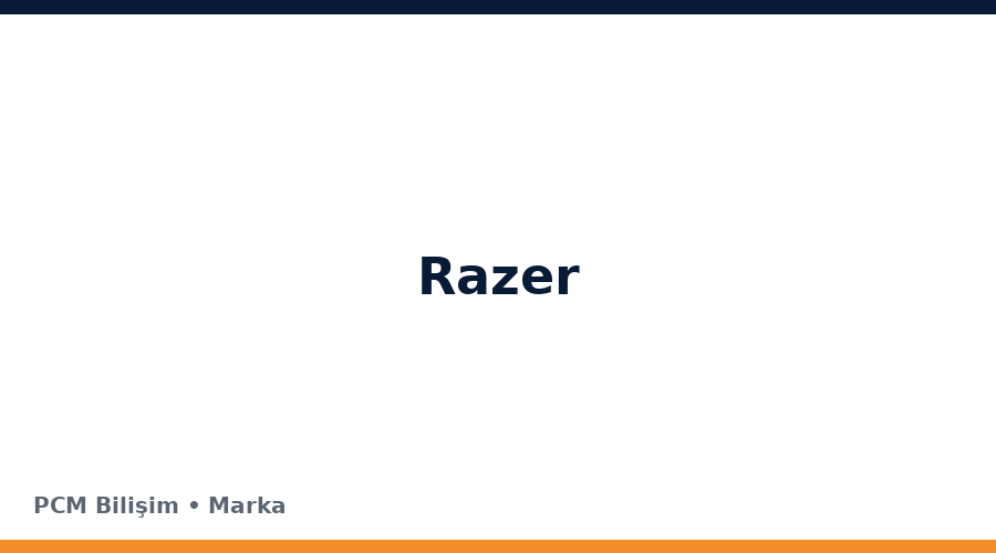 Razer bilgisayar ve teknoloji markası