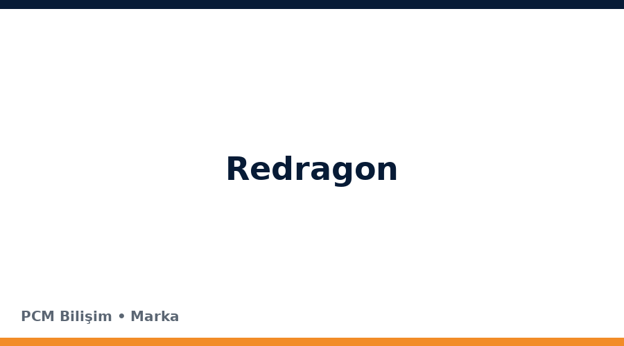 Redragon bilgisayar ve teknoloji markası
