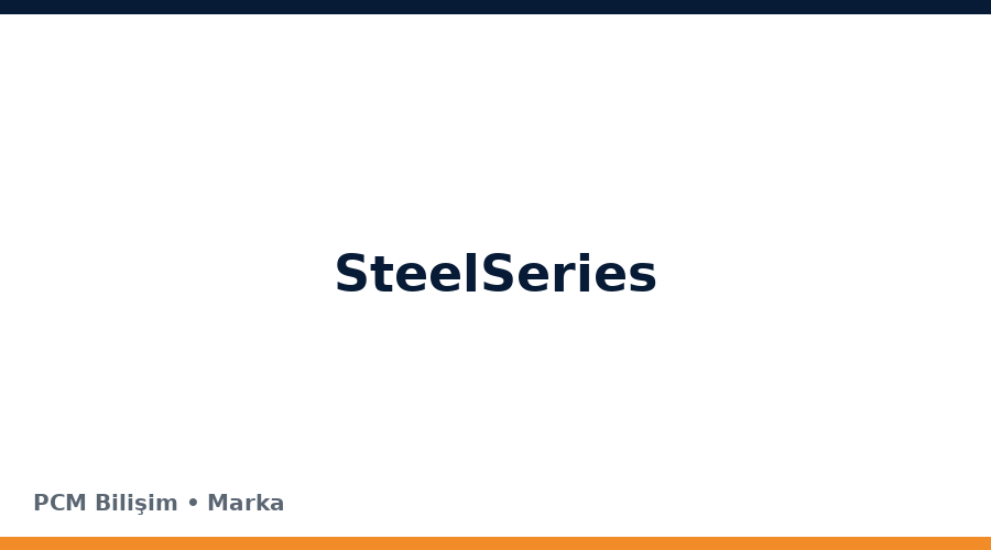 SteelSeries bilgisayar ve teknoloji markası